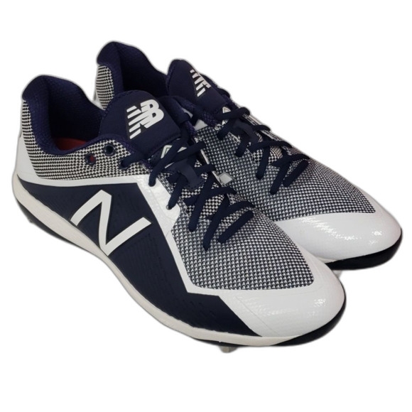 New Balance Mens L4040TN4 V4 Metal Baseball Shoe  Navy 12.5 D US main image 5